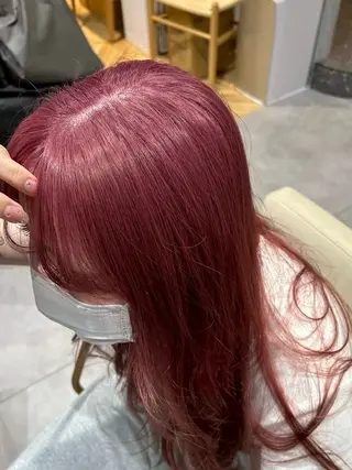 ロング 齋 花音のヘアスタイル