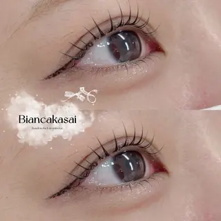 マツエク・マツパ Bianca葛西 Hinano🩶のマツエク・マツパデザイン