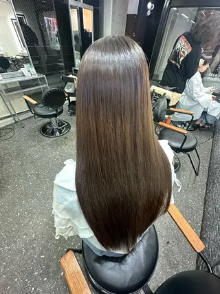 ロング パーマ 髪質改善⭐️縮毛矯正 中野⭐️Rinaのヘアスタイル