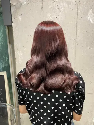 ロング カラー ヘアアレンジ 💗横浜美容室 💗HARUNAのヘアスタイル