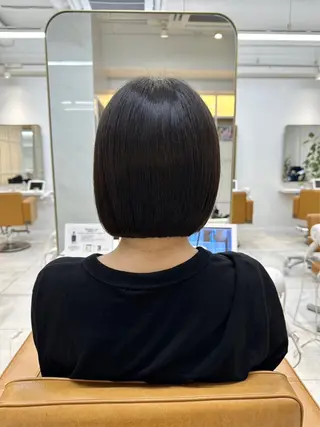 ミディアム 中顔面短縮 顔まわり新田大翔のヘアスタイル
