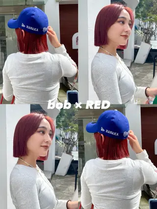 ショート カラー ミルクティー× グレージュMOMOのヘアスタイル