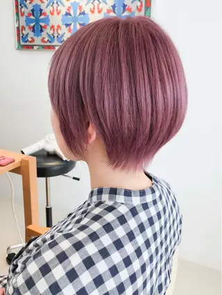 ショート カラー Days 透明感カラーのヘアスタイル