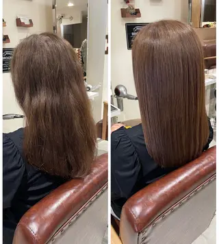 セミロング KAI RIKAのヘアスタイル