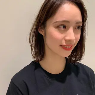 ミディアム 鳥越 一希のヘアスタイル