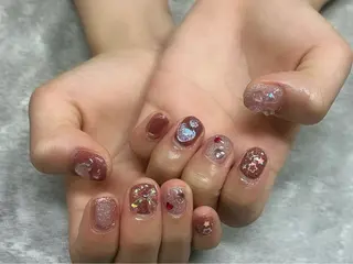 ネイル 【Zina京都駅前】 きぬがわ らむのネイルデザイン