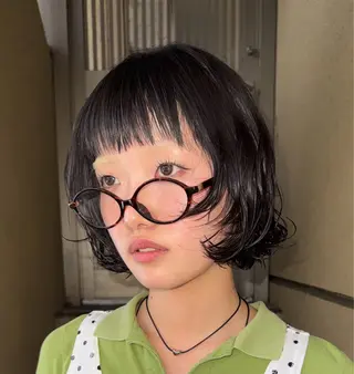 ミディアム 澁谷 咲映のヘアスタイル