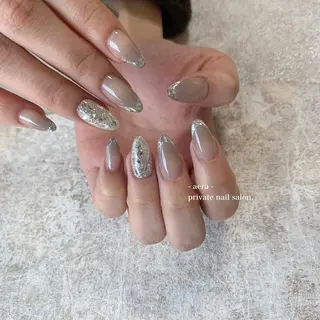 ネイル AERA nail shino🐱⸝꙳のネイルデザイン