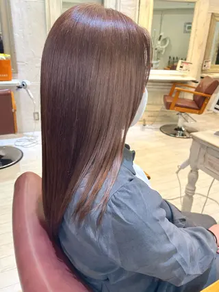 ロング カラー 髪質改善／ブリーチ 宮武　湧斗のヘアスタイル