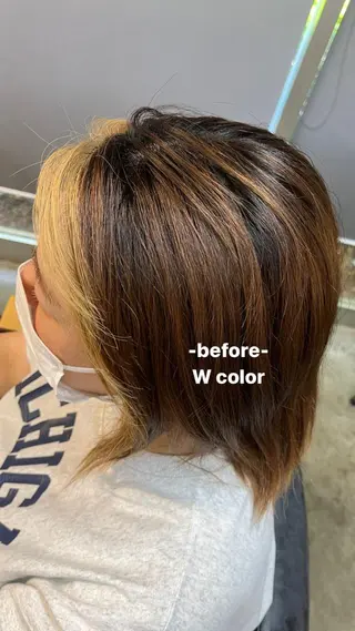 ミディアム カラー ROCCO east MIYOのヘアスタイル