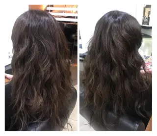 ロング カラー ヘアアレンジ 烏山 達也のヘアスタイル