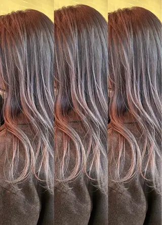 セミロング カラー ✴︎赤み除去カラー daichi✴︎のヘアスタイル