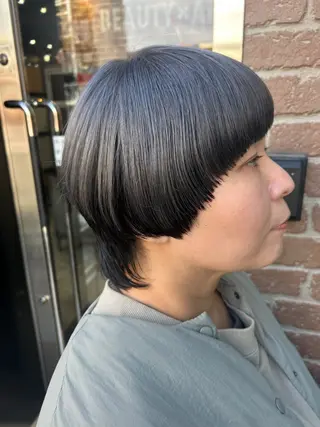 ショート カラー 久木原 ゆりのヘアスタイル