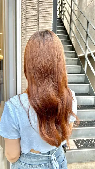 ロング Yuka/Aujua ソムリエ/髪質改善のヘアスタイル