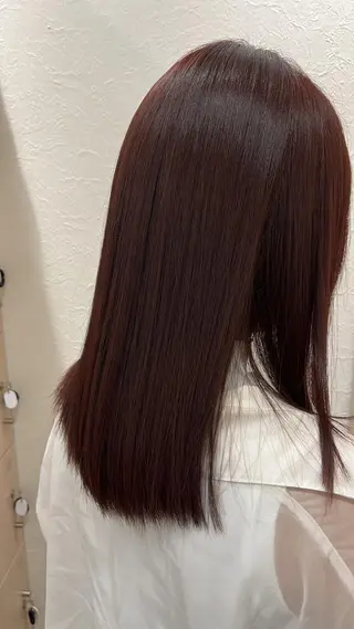 カラー ブリーチ⏳艶カラー Natsukiのヘアスタイル
