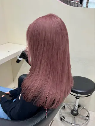 カラー 儚い天使のピンク 優音 🎀🤍のヘアスタイル