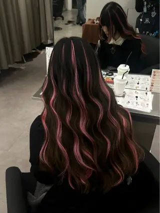 ロング 💖髪質改善カラー/ エクステ💖かりんのマツエク・マツパデザイン