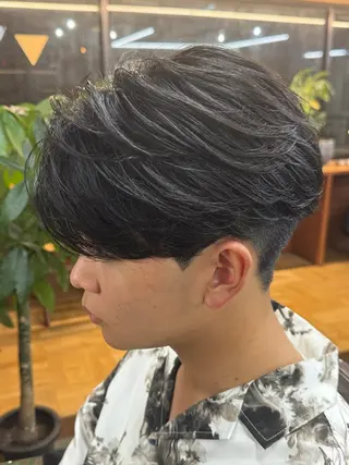 ショート カラー パーマ ヘアアレンジ メンズ メンズ特化酒井翔太 /メンズカット/名駅のヘアスタイル