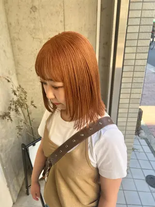ミディアム カラー 🌝ぷる艶ハイトーン 柔らかヘア🍅まあやのヘアスタイル
