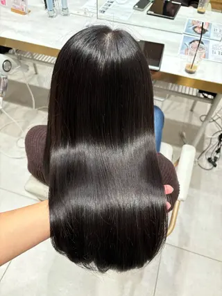 ロング 艶髪縮毛矯正/ レイヤー❣️mamiのヘアスタイル