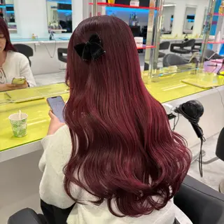 カラー akari🎀🤍 ガーリーstyleのヘアスタイル