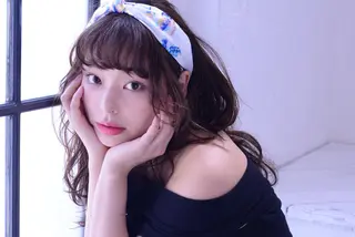 カラー 高岡 杏実のヘアスタイル