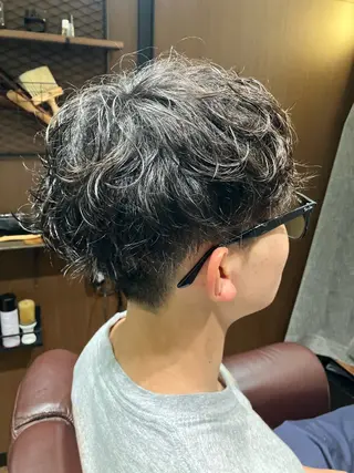 ショート メンズ メンズカット/パーマ ハヤシのヘアスタイル