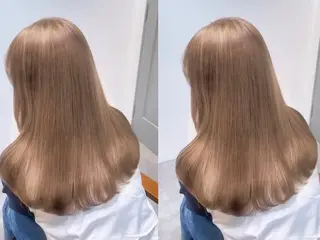 ロング カラー Rinka🌷🩶 グレージュカラー🫧のヘアスタイル