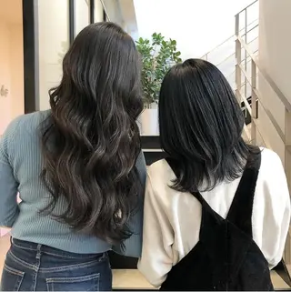セミロング カラー パーマ ヘアアレンジ メンズ キッズ stylist 🌸 kana.のヘアスタイル