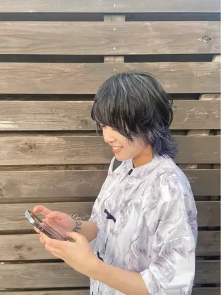 ミディアム カラー ゆうこ 🩷🩶のヘアスタイル