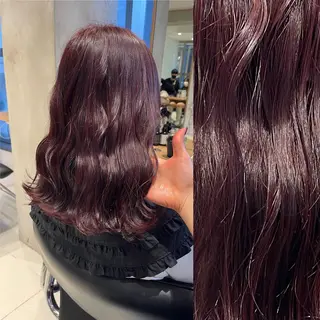 ミディアム カラー ヘアアレンジ stylist ◎RUKI.のヘアスタイル