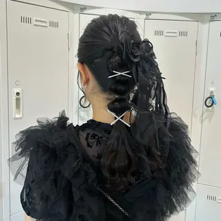 ヘアアレンジ ヘアアレンジ/ベー ジュchiakiのヘアスタイル