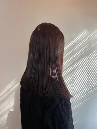 ミディアム カラー 砂原 ひよりのヘアスタイル