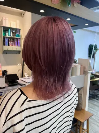 ショート カラー 🫧透ける艶髪🫧/ 🎀yukako🎀のヘアスタイル