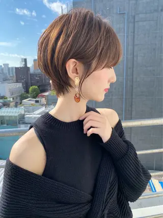 ショート 博多ベージュ 🐻松井傑のヘアスタイル