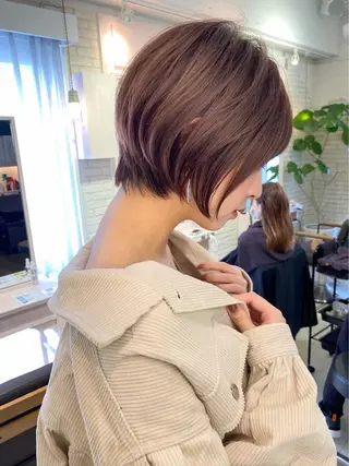 ショート 博多ベージュ 🐻松井傑のヘアスタイル
