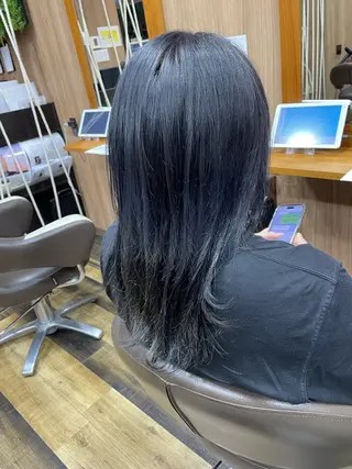 ミディアム カラー 山際勇策 /岐阜美容師のヘアスタイル
