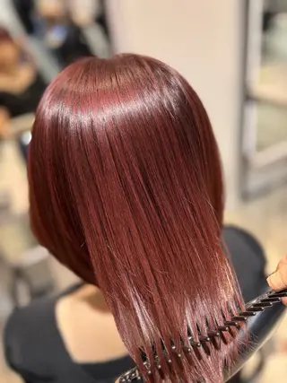 パーマ 艶髪酸性ストレート /髪質改善/寺田警二のヘアスタイル