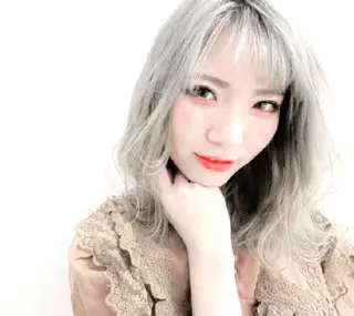 ミディアム カラー ✂️✂️徳　田✂️ ✂️のヘアスタイル