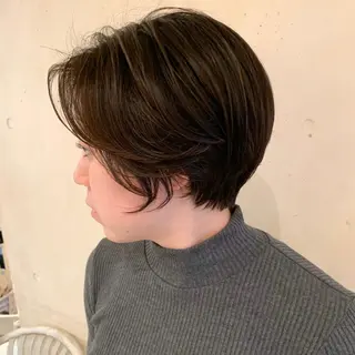 ショート パーマ 銀座No.1髪質改善 縮毛矯正/本木のヘアスタイル