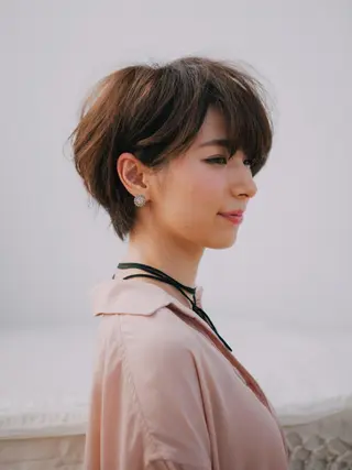 ショート カラー 松島祐介【店長／ トップディレクター】のヘアスタイル