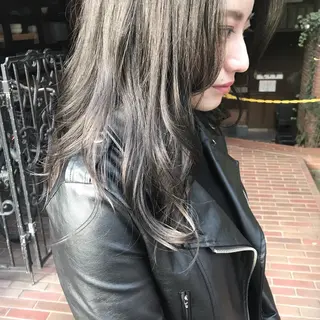 ロング カラー クニモトハルナ ボブ/柔らかカラーのヘアスタイル