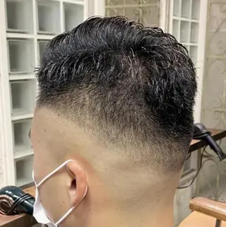 ショート メンズ メンズ/フェード/ バーバー/盛山大地のヘアスタイル