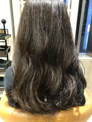 ロング カラー ヘアアレンジ dogstar小林諒 パーマ/レイヤーのヘアスタイル