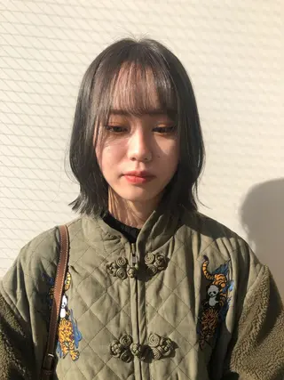 ミディアム ❤︎︎韓国ヘア❤︎︎ 𝑺𝒉𝒊𝒉𝒐のヘアスタイル