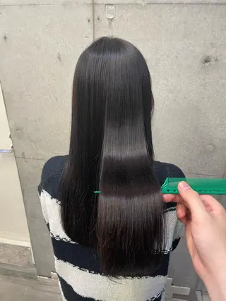 ミディアム 西大島美容師 渡部仁太のヘアスタイル