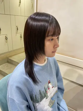 ミディアム 🌷ピンク/韓国風 暖色カラー ゆい🌷のヘアスタイル