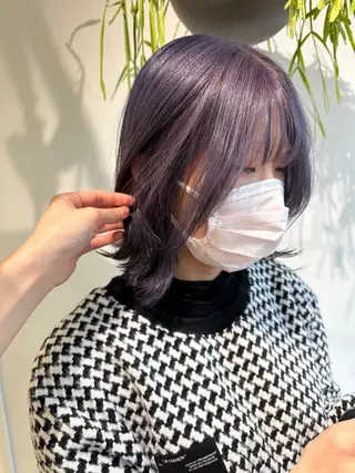 カラー 切りっぱなし/髪質 改善矯正/さやか🫧のヘアスタイル