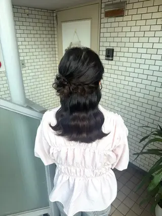 ミディアム ヘアアレンジ 褒められヘアメイク /ボブ女子🐶みおのその他イメージ