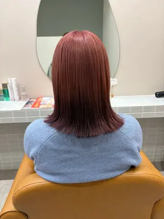 ミディアム ａｉｋａ🐩 /艶カラー/レイヤーのヘアスタイル